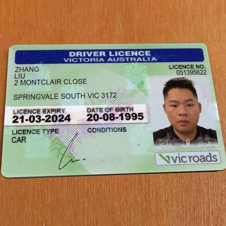 Australian Driver’s License